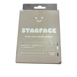 Starface Hydro-Star Pimple Patches Neutral Tones 32ct Hydrocolloid Open Box